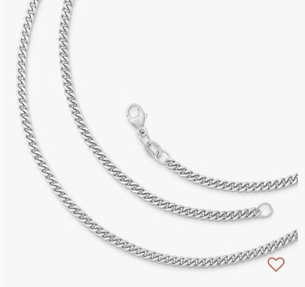 NWT James Avery Medium Curb Necklace 18”